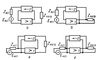 Рис. 1. Схемы усилителей с различными видами цепей обратной связи: а — последовательная обратная связь по току; б — последовательная обратная связь по напряжению; в — параллельная обратная связь по току; г — параллельная обратная связь по напряжению. 1 — усилитель электрических колебаний; 2 — цепь обратной связи (стрелкой показано направление распространения сигнала по цепи обратной связи от её входных зажимов к выходным): Zист — полное сопротивление источника сигнала Еист; Zнагр — полное нагрузочное сопротивление усилителя.