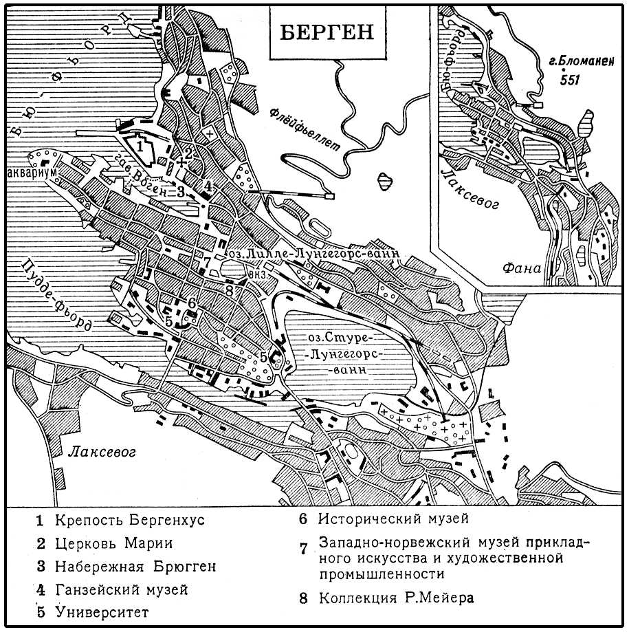 Берген (карта)