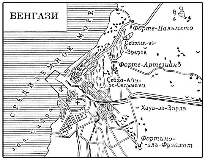 Бенгази (карта)