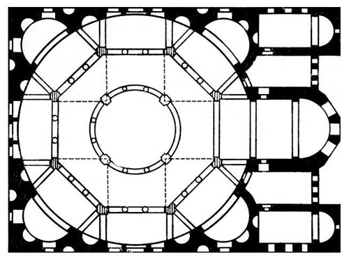 Босра. Собор (план)
