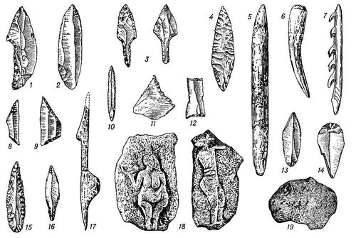 Верхний палеолит. Предметы