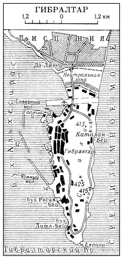 Гибралтар (карта)