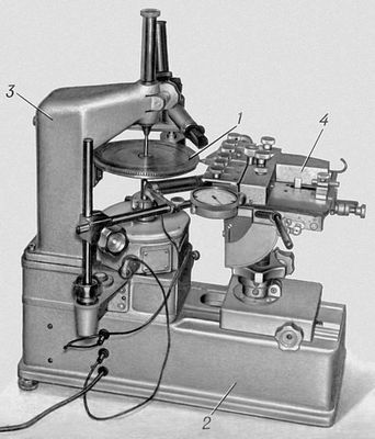 Зубоизмерительный прибор для контроля зубчатых колёс