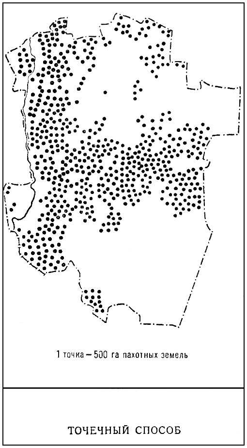 Картографирование пахотных земель. Точечный способ