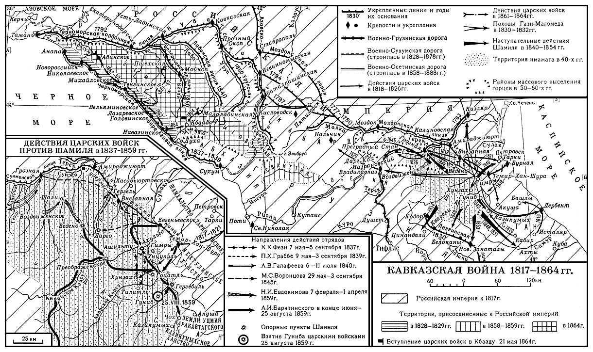 Кавказская война 1817—1864 гг.