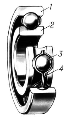 Конструкция шарикоподшипника