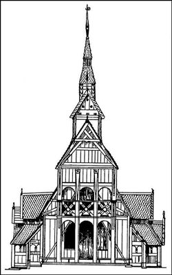 Мачтовая каркасная конструкция (Норвегия)