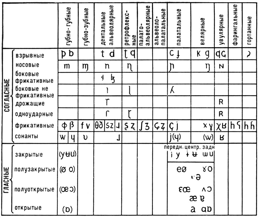 Международный фонетический алфавит