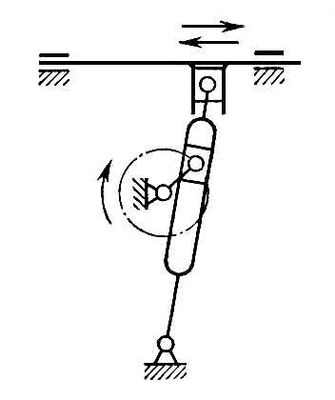 Многозвенный  кривошипно-кулисный механизм