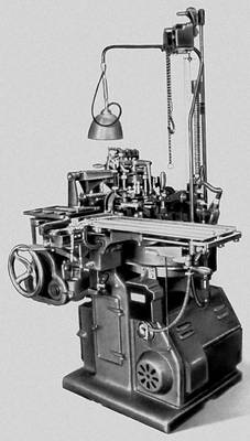 Наборный буквоотливной автомат. Общий вид