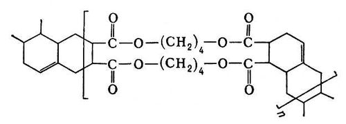 Органический полиэфир (структурная модель)