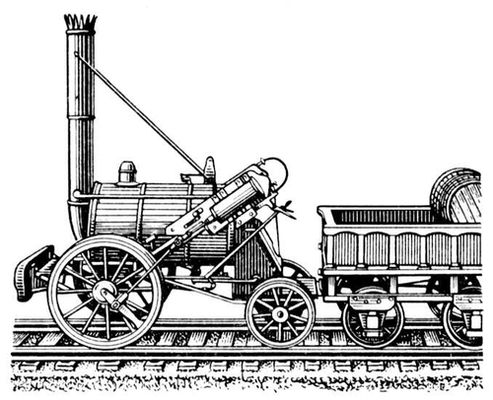 Паровоз «Ракета» Стефенсона