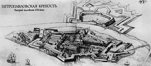 Петропавловская крепость (схема)