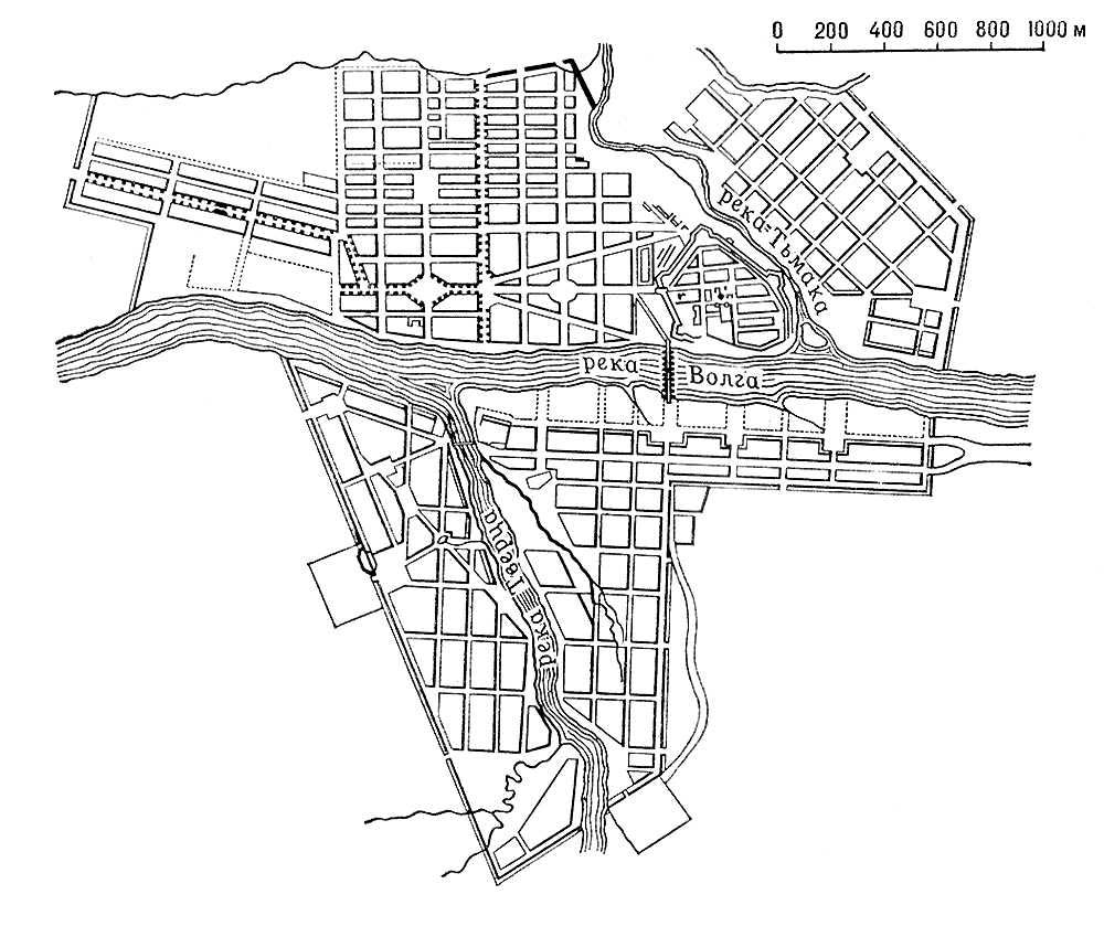 План Твери 18 в.