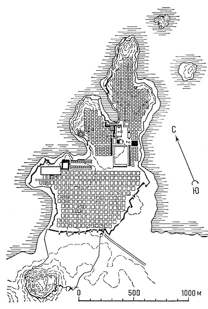 План Милета. 5 в. до н. э.