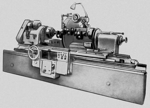 Станок для перешлифовки шатунных и коренных шеек коленчатых валов