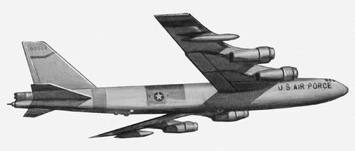 Стратегический бомбардировщик В-52Н (США)