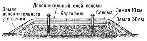 Устройство бурта (схема)