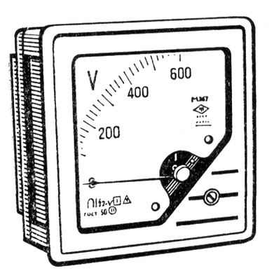 Щитовой вольтметр